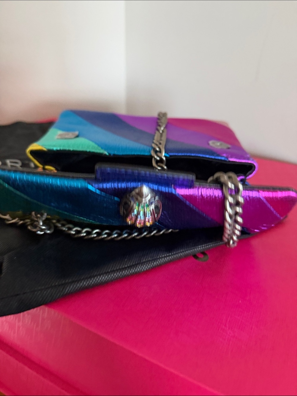 Kurt Geiger LEATHER KENSINGTON BAG - Picture 7 of 8